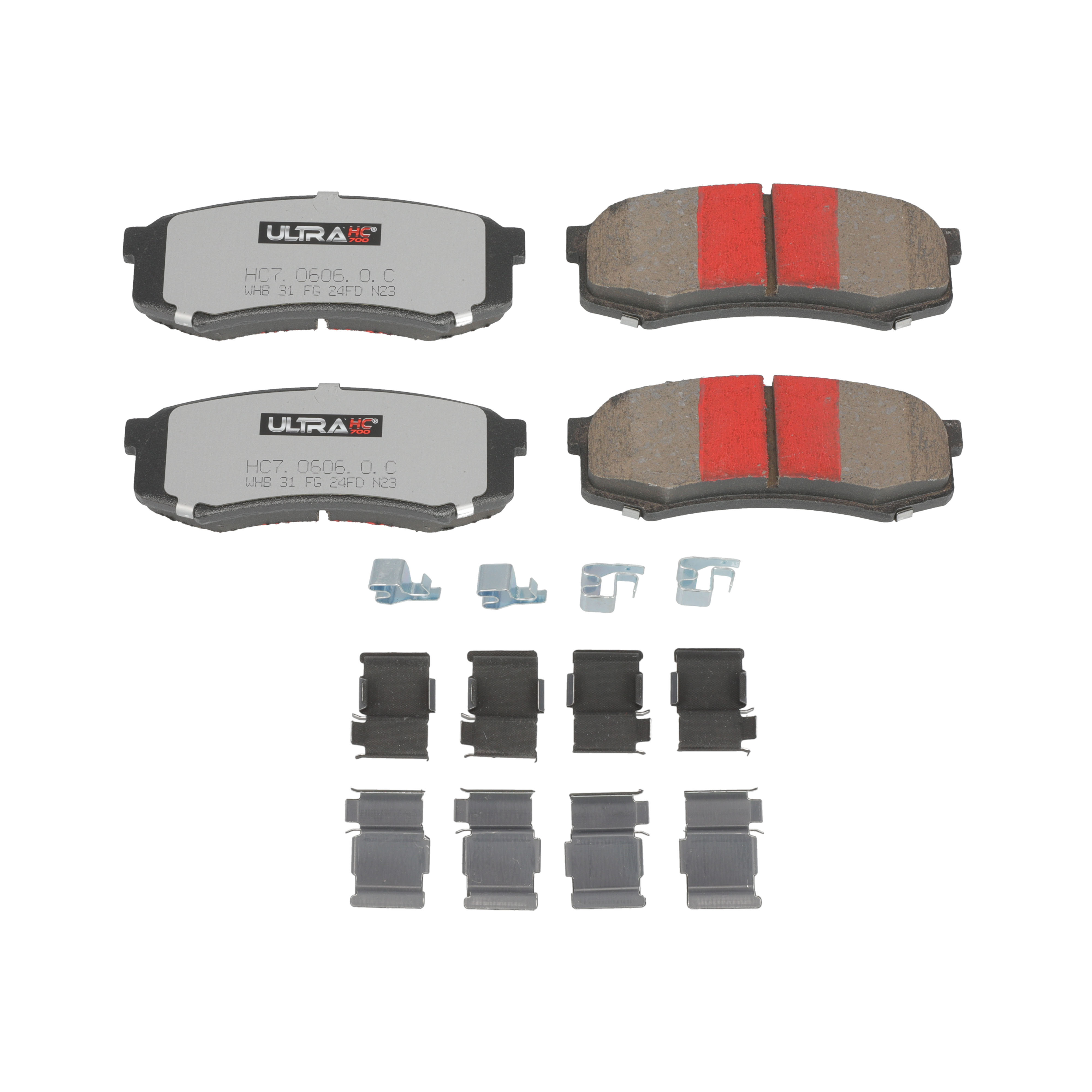 UltraHC 700 Brake Pad Set, Rear HC7.0606.0.C, Toyota 4Runner 2023-2003