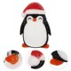 thumbnail image 5 of ColoMX 1pc navidad pingüino lámpara de colgaje lámpara xmas eva pared luz lampana blanca, 5 of 7