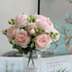 thumbnail image 3 of Ramo de flores artificiales de peonía, florero de rosas de seda para decoración del hogar, jardín, boda, plantas falsas decorativas, Material de guirnalda de Navidad, 3 of 4