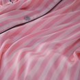 thumbnail image 3 of Women's Striped Silky Satin Pajamas Short Sleeve Top With Shorts Sleepwear Pj Set Button Shirt Silky Sleepwear-hs, 3 of 5