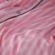thumbnail image 3 of Women's Striped Silky Satin Pajamas Short Sleeve Top With Shorts Sleepwear Pj Set Button Shirt Silky Sleepwear-hs, 3 of 5