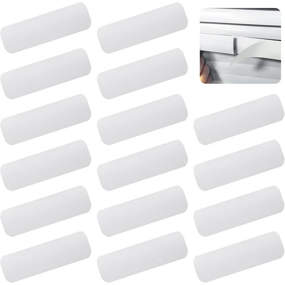 Horizontal Blind Repair Tabs, 16PCS White Horizontal Blinds Replacement Slats Self-Adhesive Blinds Replacement Fixers for Repair Damaged Blinds Blades