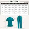 thumbnail image 5 of VIAOLI Medical Scrubs Set - Stretchy Poly-Spandex with Pockets, for Medical Uniform Women, S-XXL Multi-Color, 5 of 6