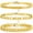 Gold, variant on APSVO 3 Pcs Sterling Silver Bracelets for Men Women Boys,Charm Bracelet Cuban Link Curb Figaro Herringbone Chain Bracelets Set Jewelry Birthday Teen Graduation Father's Day Gifts 6.5/7/7.5/8.3/9 Inch