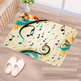 thumbnail image 5 of Note Non-Slip Polyester Kitchen Mat Indoor Rug Area Rugs Machine Washable Indoor Mat, 5 of 6