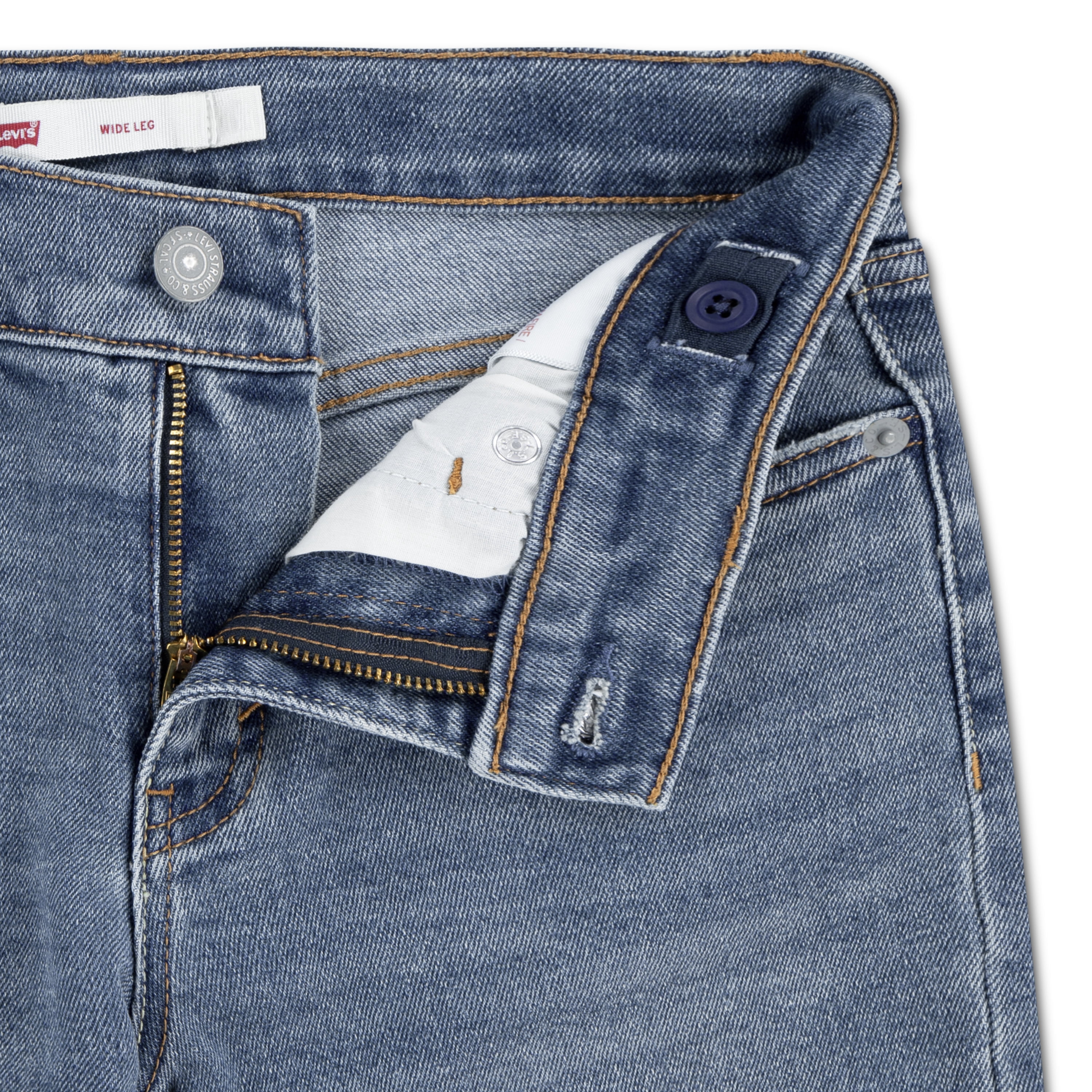Levi Girls Wide Leg Denim Jean, Sizes 4-16