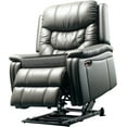 thumbnail image 3 of Kolbs Extra Large Recliner Cushion | Chic 2 Tone Velvet Cover | Memory Foam Seat Cushion, 3 of 8