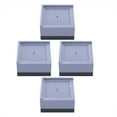 thumbnail image 1 of Daisyyozoid Tapis de booster de Pied de Lit Fête des Pères Universel Carré base Réfrigérateur 4 Pcs, 1 of 2
