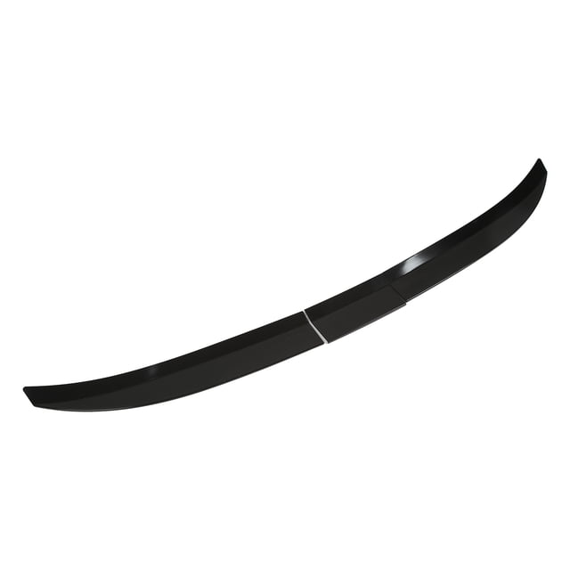 Rear Spoiler Wing, Simple Installation Oxidation Proof Gloss Black Rugged ABS Rear Trunk Spoiler Lip For Seadan