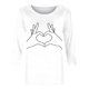thumbnail image 3 of Tops de Cuello Redondo para las Mujeres Moda Impresa 3/4 Mangas Blusa Casual Top, Estante de Imitación, 3 of 5