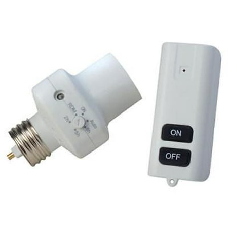 Indoor Outdoor Light Control Socket With Timed Photocell Remote Indoor Outdoor Light Control Socket With Timed Photocell Remote Only One