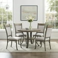 thumbnail image 4 of Powell Franklin -45 inch Round Dining Table Pewter, 4 of 4