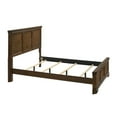 thumbnail image 2 of Maderne Traditional Wood Panel Bed with Dresser, Mirror, Nightstand, Queen, Antique Walnut Finish, 2 of 14