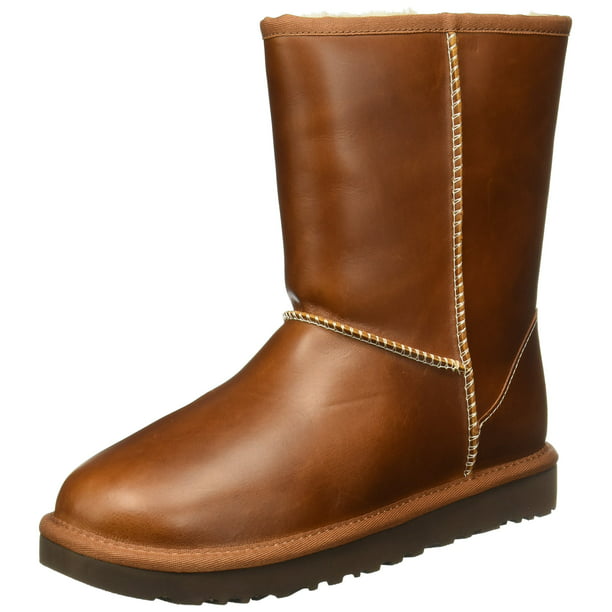 Ugg Classic Short Leather Boots Chestnut