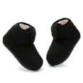 thumbnail image 6 of Stepedia Toddler Boys Girls House Slippers Indoor Home Shoes Warm Slipper Booties for Kids, Black, 6 of 6