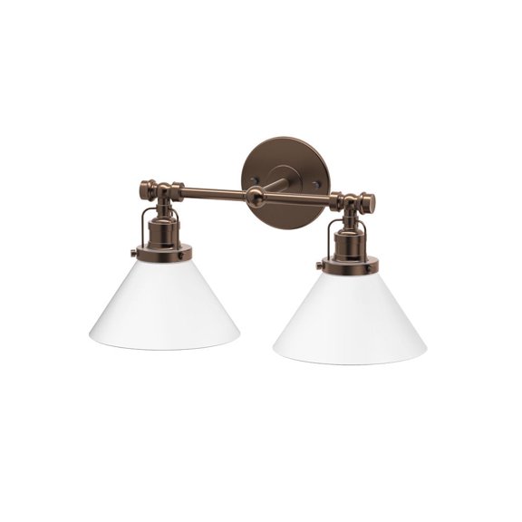 Gatco 1615 Cafe Double Sconce, Bronze