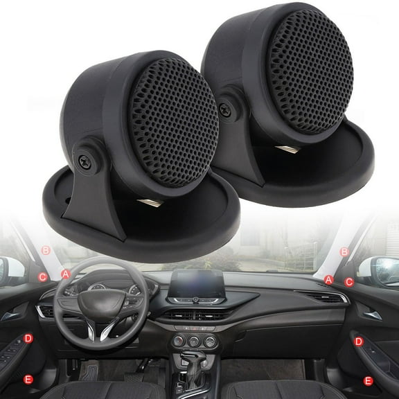 Coconut Ok Trumpet Speaker in-Car Entertainment instant installation 12V 4Ω 5Khz - 20Khz Black High Efficiency Loudspeaker