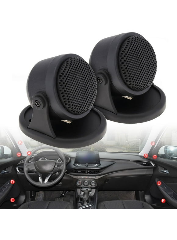 2Pcs Universal Car Dome Tweeters Speakers Audio High Frequency