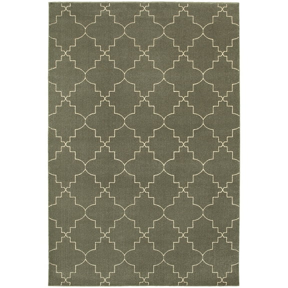 Moretti Tacha Area Rug 5994D Grey Damask Curves 2' 3" x 7' 6" Rectangle