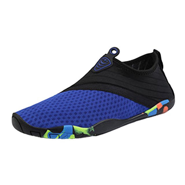Outdoor Water Shoes Quick Dry Barefoot Socks with Drainage Hole Toe Cap Protection Flexible Slip-on