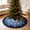 Blue, variant on Fmbmuo Blue Tree Skirt 24 Inch Snowflake Print Mat for Indoor Holiday Party and Home Decor