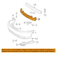 thumbnail image 3 of For 03-04 Corolla Sedan Front Bumper Cover Face Bar Impact Energy Absorber Foam, 3 of 3