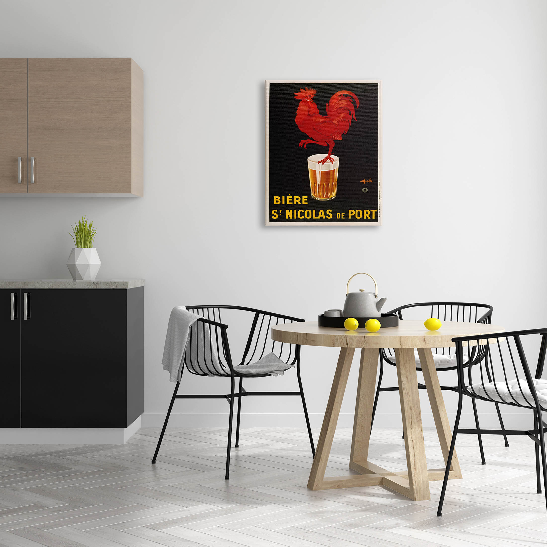 Stupell Industries Vintage Beer Brewery Ad Graphic Art Gallery Wrapped Canvas Print Wall Art, Design by Marcus Jules