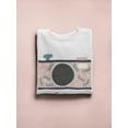 thumbnail image 3 of "Smile" Pink Vintage Camera Sweatshirt Women -Image by Shutterstock, Female 3X-Large, 3 of 4