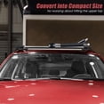 thumbnail image 4 of Patiojoy J-Bar Kayak Roof Rack Angle-adjustment Car Top Carrier on SUV & RV for Surfboard Kayak Canoe, 4 of 10