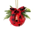 thumbnail image 2 of JJV Giant Christmas Vintage Bell with Bow and Berries, 6 Inch Metal Jingle Bell Large Christmas Hanging Star Cutouts Ornament for Fireplace and Tree, 2 of 7