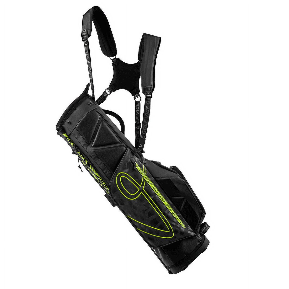 Vice Golf Smart Stand Bag Black/Neon Lime