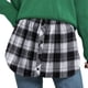 thumbnail image 2 of Falda interior de mujer Falda para suéter Sudadera con capucha Agujero Falda Cubierta Glúteos Falda corta en el dobladillo XBTCLXEBCO Blanco negro, Extra Grande, 2 of 6