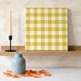 thumbnail image 3 of Ships Next Day Canvas Wall Art 10"x10", Yellow Gradient Wood Framed Canvas Print Painting, Farm Plaid Buffalo Checkered Gingham Ready to Hang Small Picture Wall Decor for Home Kitchen Nursery Office, 3 of 9
