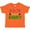 Orange, variant on Inktastic Nice Until Proven Naughty with Holly and Gingerbread Man Boys or Girls Toddler T-Shirt
