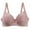 Pink, variant on CFLVAEK Plus Size Bras for Women Comfy Wireless Lifting Lace Bra Comfortable Breathable Everyday Bra Adjustable Tshirt Bra for Big Breasts Black XXXL