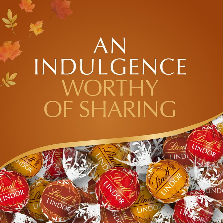 Lindt LINDOR Harvest Assorted Milk Chocolate Truffles, 15.2 oz
