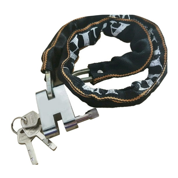 Candado de cadena para bicicleta y scooter de acero grueso, candados de seguridad para bicicleta y scooter con 3 llaves Los 80cm