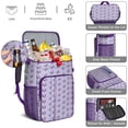 thumbnail image 5 of Travel Cooler Bag - Purple Boston Terrier Puppy Camping Beer Cooler Backpack with Bottle Opener- Waterproof Insulated Picnic Backpacks - Cooler Bag for Beach, 5 of 6