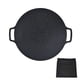 thumbnail image 1 of Korean BBQ Grill Pan Iron Nonstick Heat Resistant Round Grilling Tray for Pork Belly Pancakes36cm/14.17in, 1 of 5