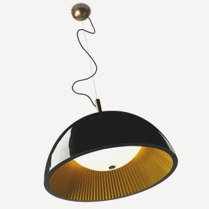 PD657L-WHSV Jesco Lighting Umbrella - Three Light Large Pendant
