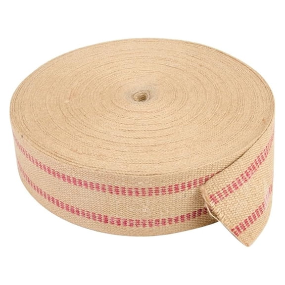 Red Jute Webbing - 72 Yards