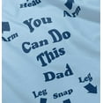 thumbnail image 5 of You Can Do This Dad Diaper Change Toddler Boy Girl T Shirt Infant Toddler Brisco Brands 12M, 5 of 6