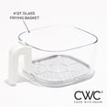 thumbnail image 7 of COOK WITH COLOR Air Fryer, 4Qt Glass Air Fryer, 1200W, 6 Presets, Cream, 7 of 7