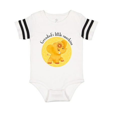

Inktastic Grandads Little Sunshine Yellow Elephant Etana Cute Gift Baby Boy Bodysuit