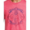 thumbnail image 4 of Nintendo Mario Men's and Big Men's Character Rewind Graphic T-Shirt, 2-Pack, 4 of 6