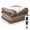 Brown, variant on MARNUR Heated Blanket Full Size 72" x 84", Flannel & Shu Velvet Electric Blanket with Fast Heating, 6 Heating Levels, 10 Hours Timer, Gray