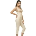 thumbnail image 3 of Isavela BS06 Stage 2 Body Suit With Suspenders Below Knee - 2XL - Beige, 3 of 5