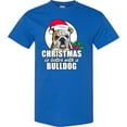 thumbnail image 3 of Inktastic Christmas is Better with a Bulldog T-Shirt, 3 of 5