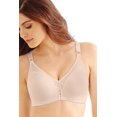 thumbnail image 3 of Bali Womens Cotton Double Support Wirefree Bra, 36C, Heather Gray, 3 of 3