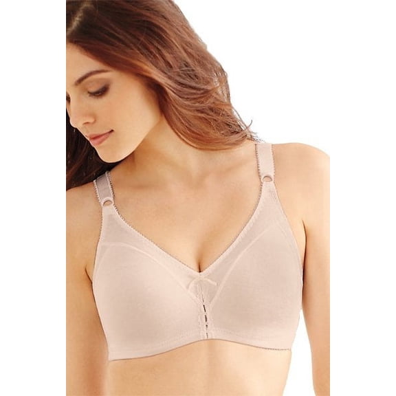 Bali Double Support Cotton Wire-Free Bra Womens Full Coverage Cool Comfort-U 3036